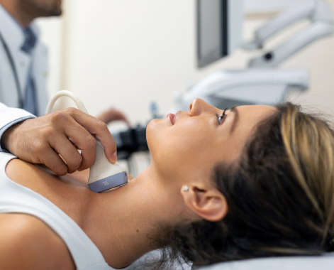 Advanced thyroid ultrasound techniques ensure precise diagnosis, and we offer in-office treatment for thyroid nodules, including biopsies.